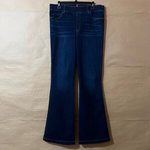 Spanx | Flare Jeans High Rise Pull-On Shaping Slimming Midnight Shade Size XL